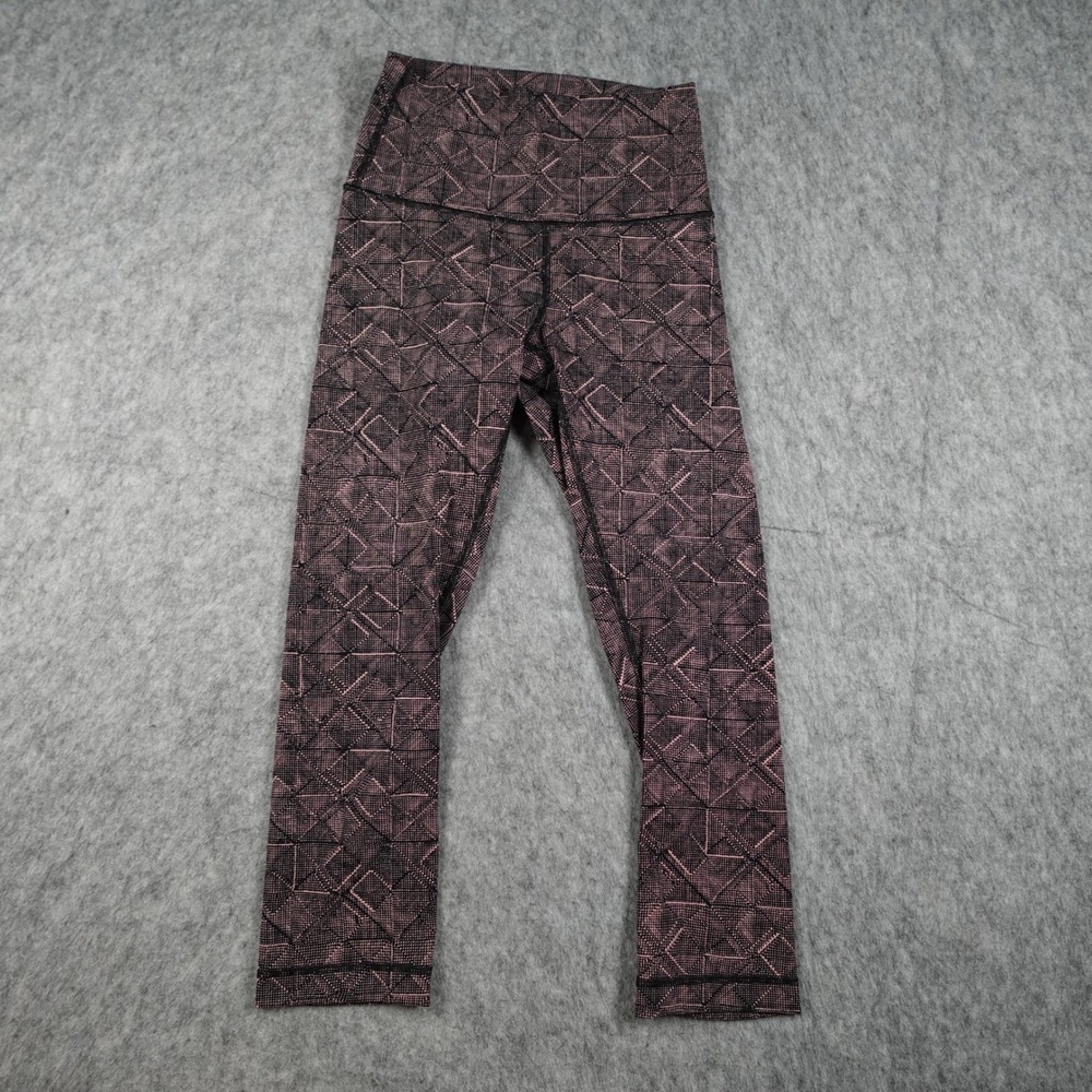 Lululemon Leggings Womens 4 Purple Wunder Under Crop High Rise Luxtreme Yoga Run